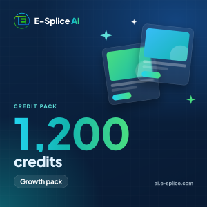 E-Splice AI Growth pack, 1,200 credits