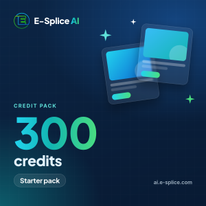 E-Splice AI Starter pack, 300 credits